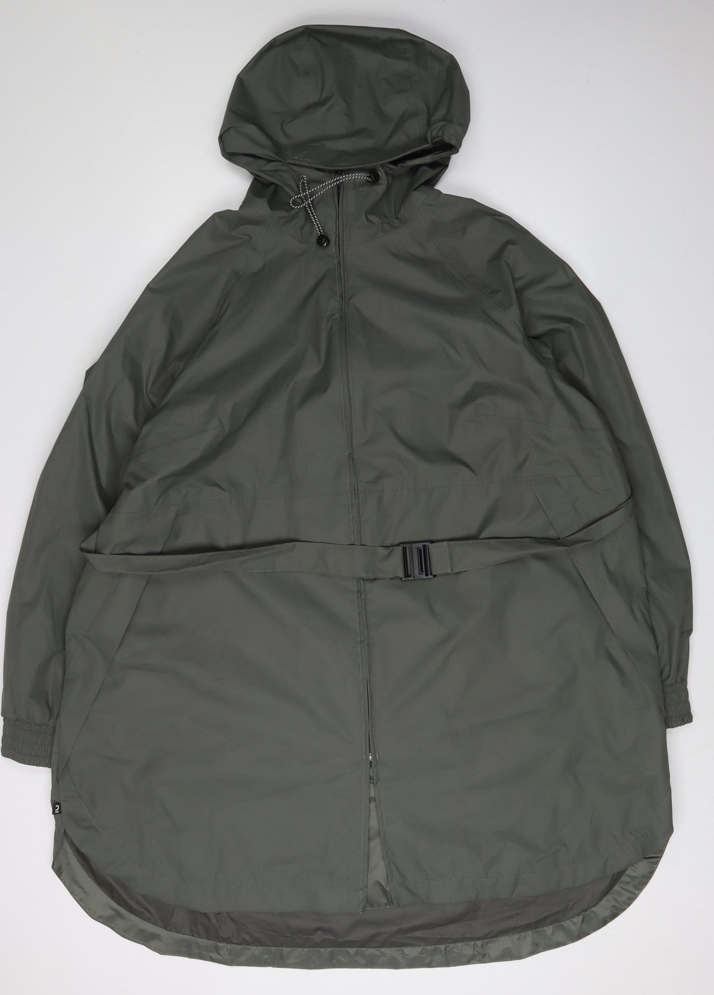 Decathlon Unisex Green 3XL Waterproof Parka Jacket