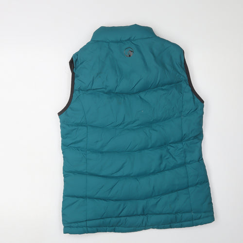 North Ridge Women's Green Puffer Waistcoat Size 10