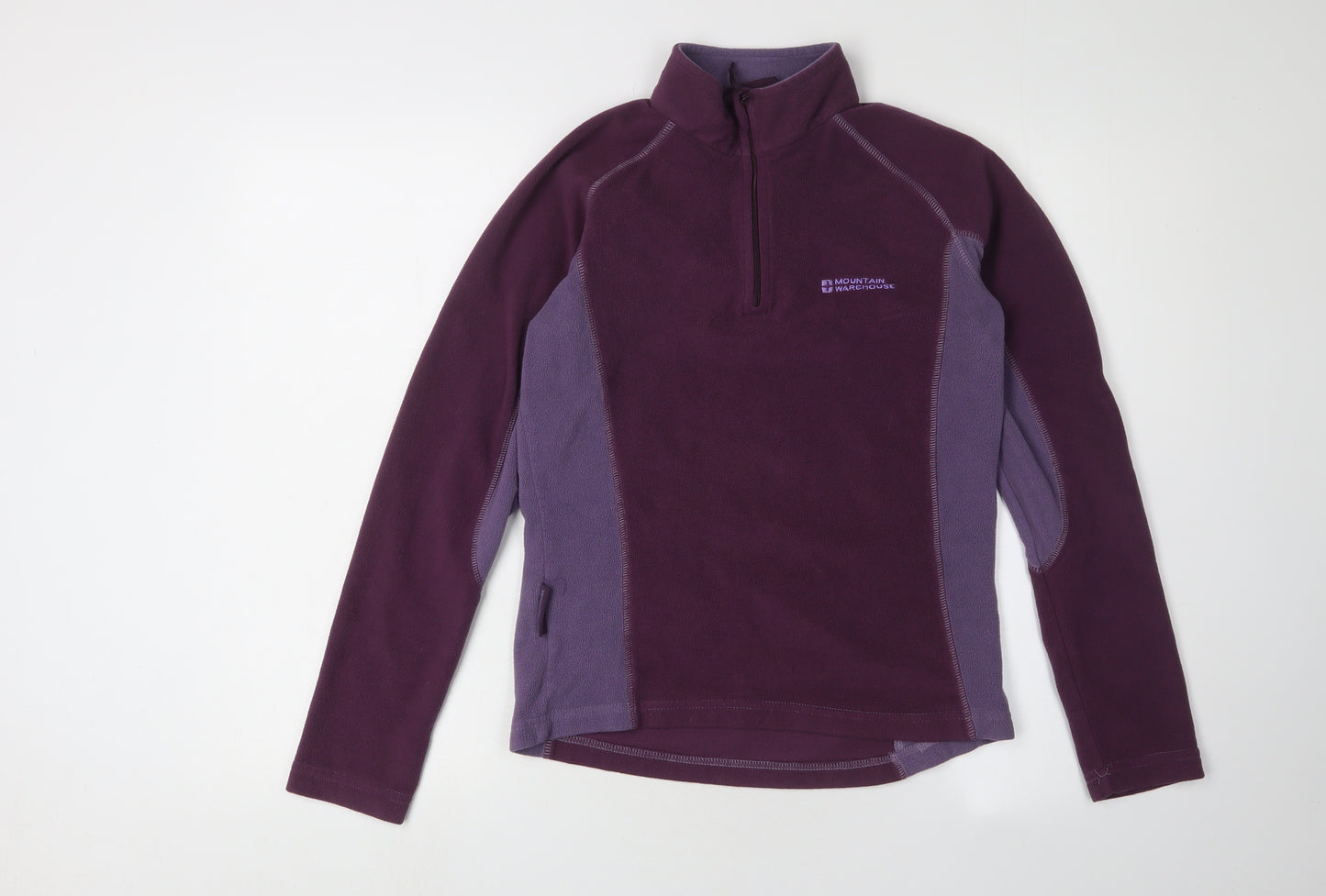 Mountain Warehouse Women's Purple Fleece Sweatshirt Size 8