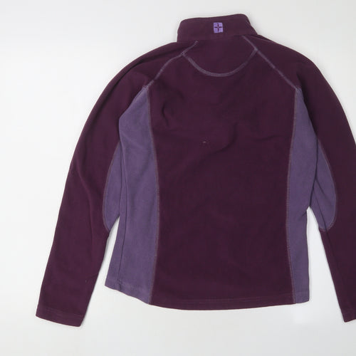 Mountain Warehouse Women's Purple Fleece Sweatshirt Size 8