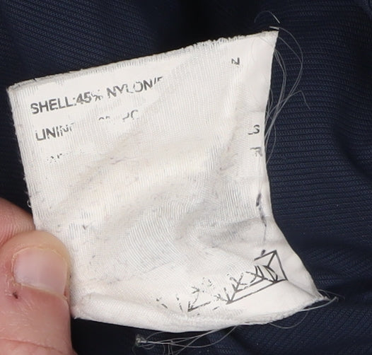 Harry Hall Men's Blue XL Hooded Parka Jacket