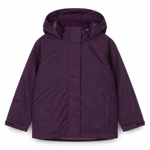 Peter Storm Girls Purple Rain Coat 3-4 Years Hooded