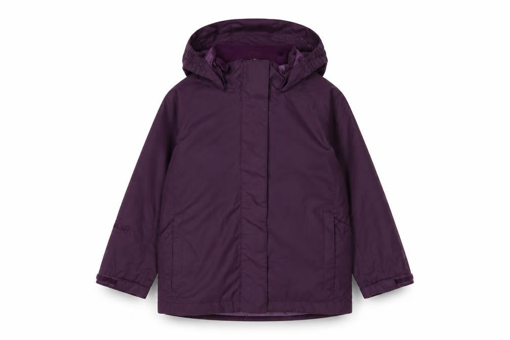 Peter Storm Girls Purple Rain Coat 3-4 Years Hooded