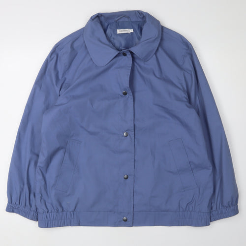 Damart Womens Blue Mid-Length Jacket Size 18