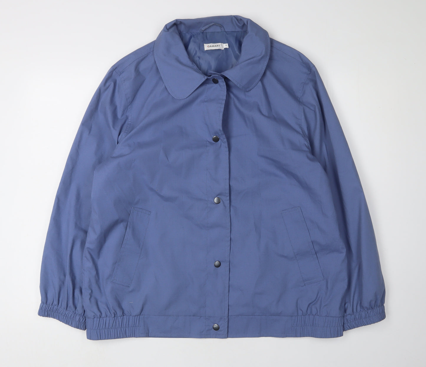Damart Womens Blue Mid-Length Jacket Size 18