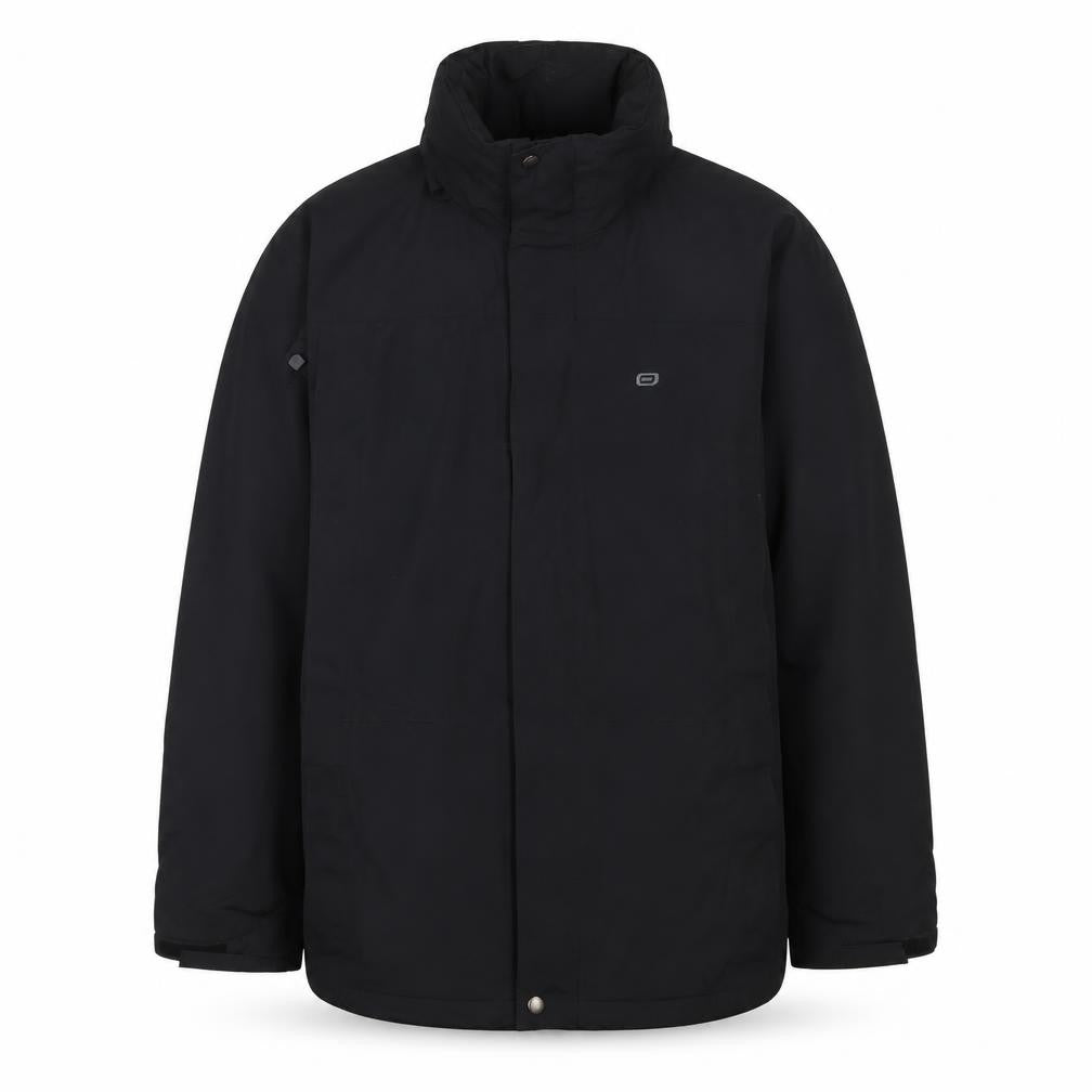 Front view of Outdoor Sportswear Men's Black Jacket M Waterproof