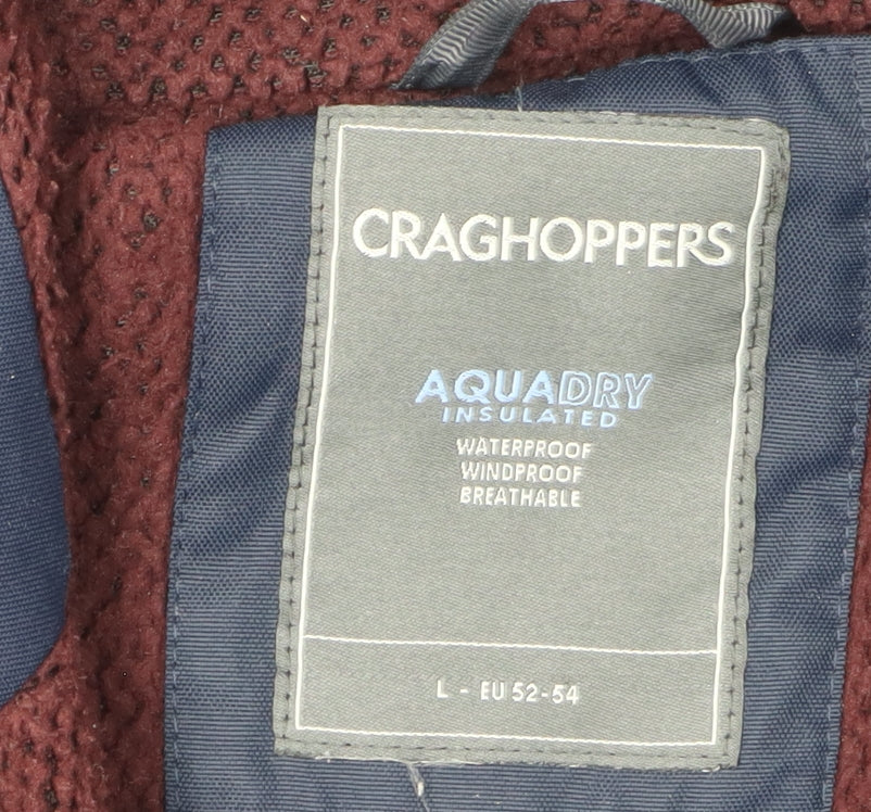 Craghoppers Men's Blue L Waterproof Parka Jacket