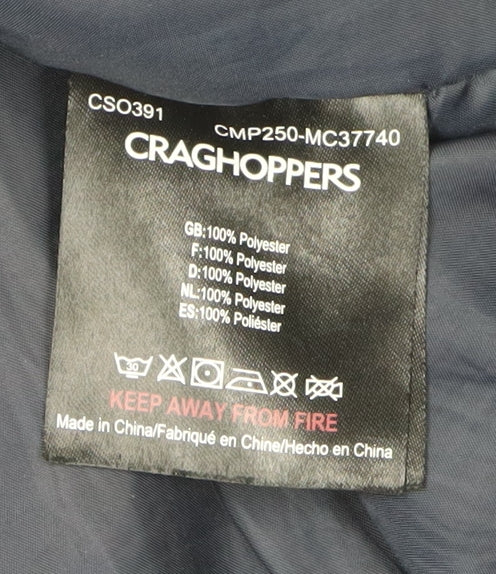 Craghoppers Men's Blue L Waterproof Parka Jacket