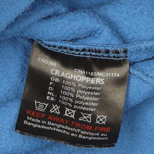 Craghoppers Men's Blue Fleece 1/2 Zip Sweatshirt L