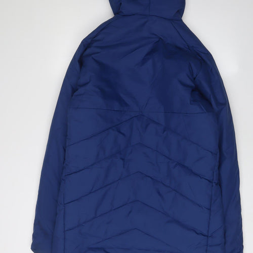 Umbro Men's Blue Puffer Jacket S, Hooded Lightweight