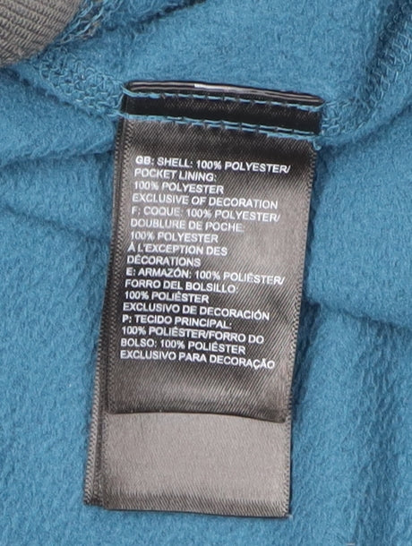 The North Face Men's Blue Fleece Jacket - Size L