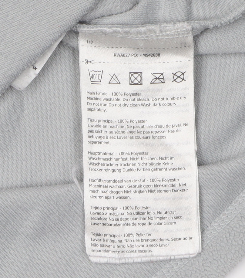 Regatta Women's Grey Fleece Sweatshirt, Size 16