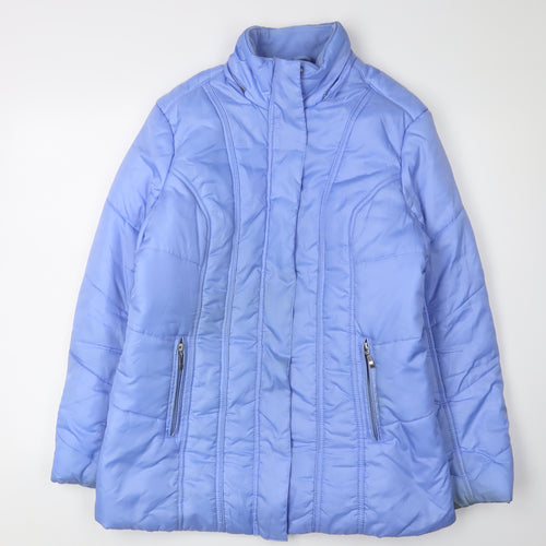 Damart Women's Blue Puffer Jacket Size 14/16