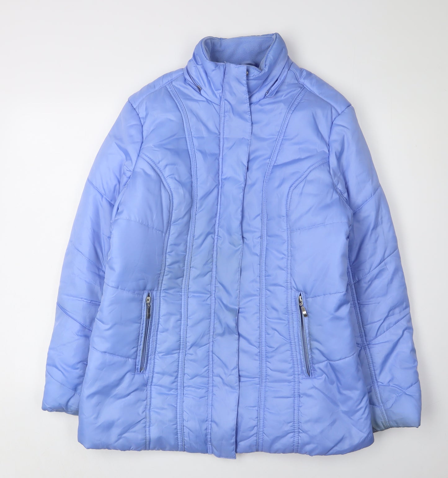 Damart Women's Blue Puffer Jacket Size 14/16