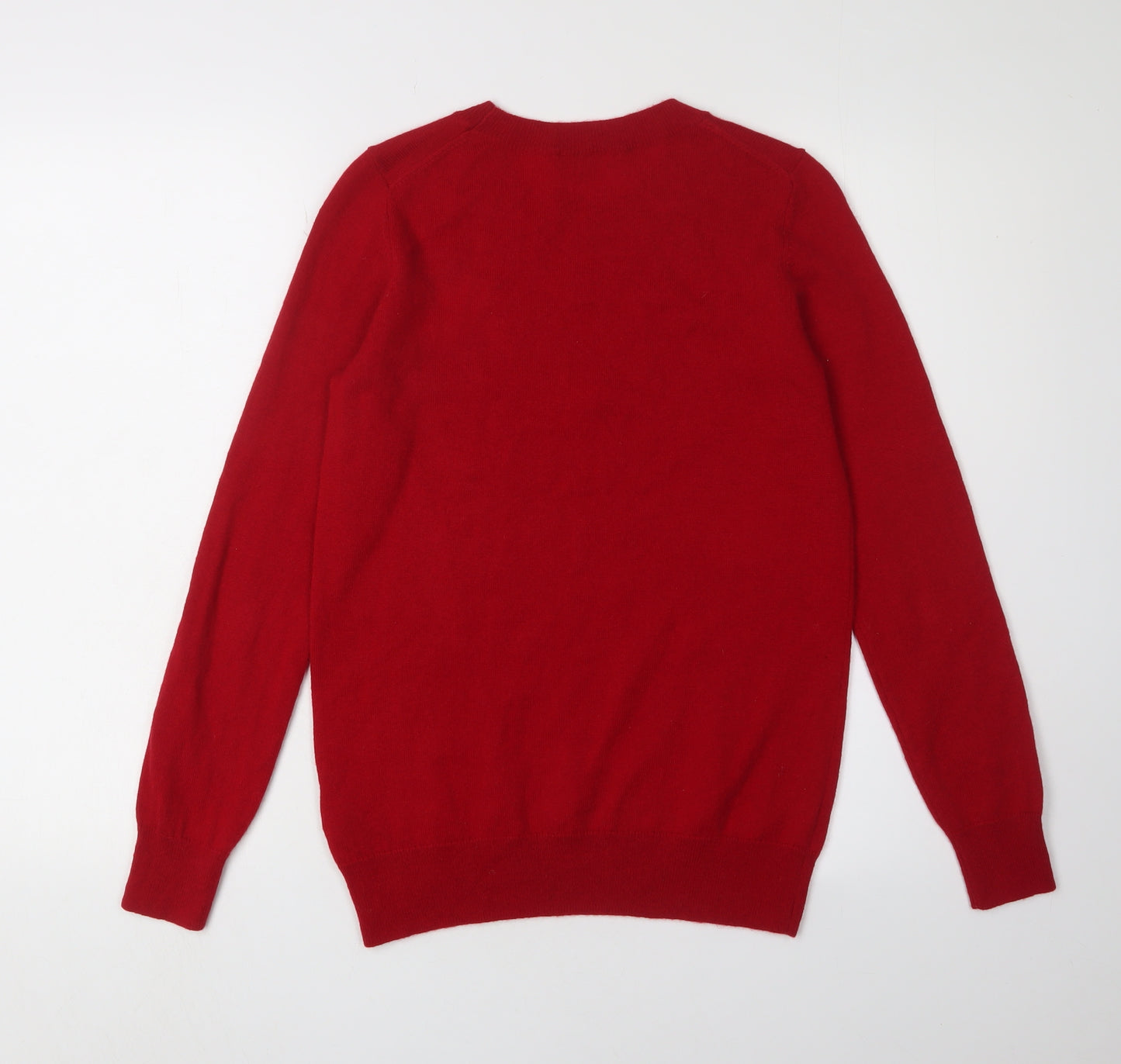 Hobbs Women's Red Star Pattern Pullover Jumper S