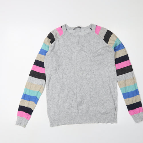 Mint Velvet Women's Multicoloured Striped Jumper, Size 10