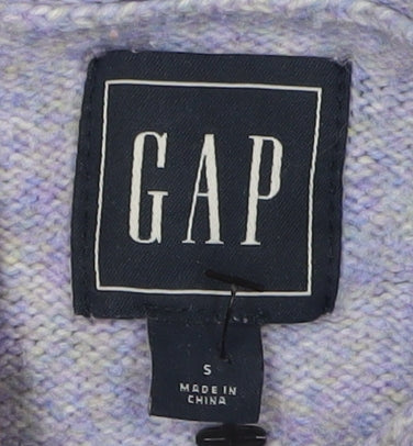 GAP Women's Purple Roll Neck Pullover Jumper S