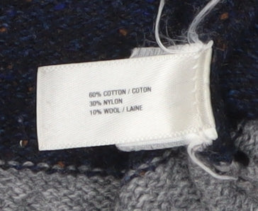 Gap Women's Grey Striped Pullover Jumper - Size S