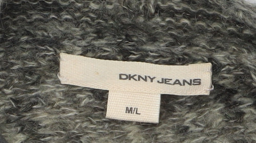 DKNY Jeans Women's Grey Cardigan M/L Long Sleeve