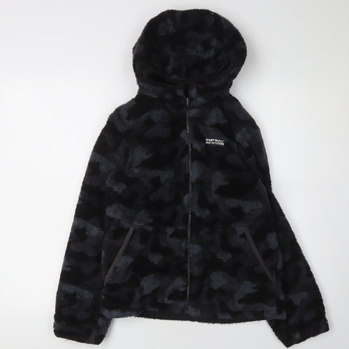 Regatta Boys Black Camouflage Puffer Jacket 11-12 Years