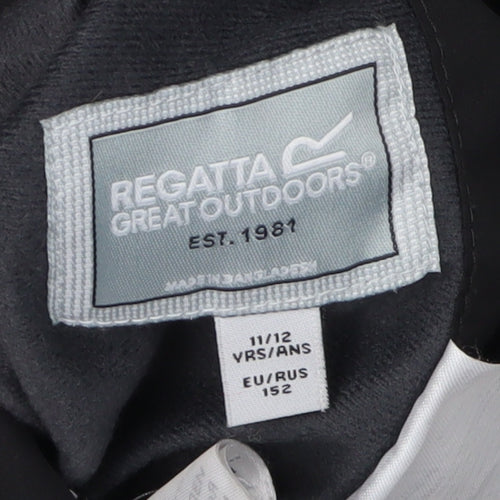 Regatta Boys Black Camouflage Puffer Jacket 11-12 Years