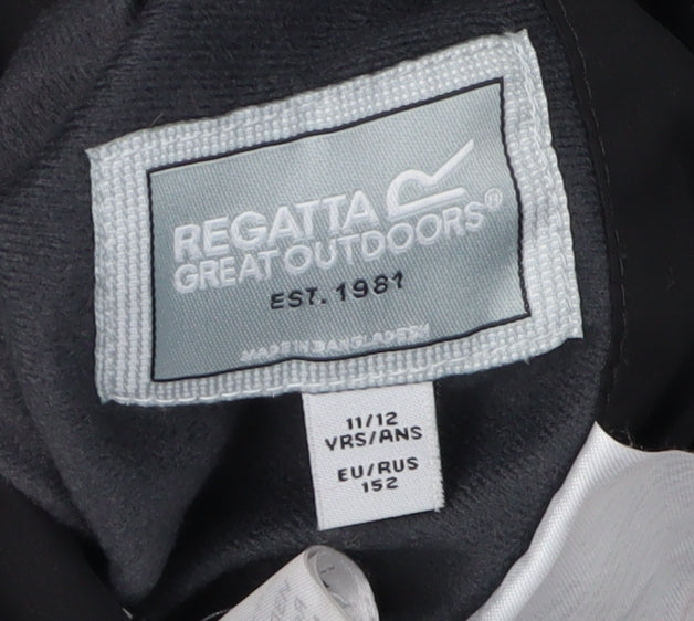 Regatta Boys Black Camouflage Puffer Jacket 11-12 Years