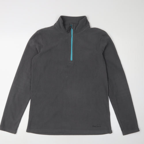 Peter Storm Women's Grey Fleece Pullover, Size 12
