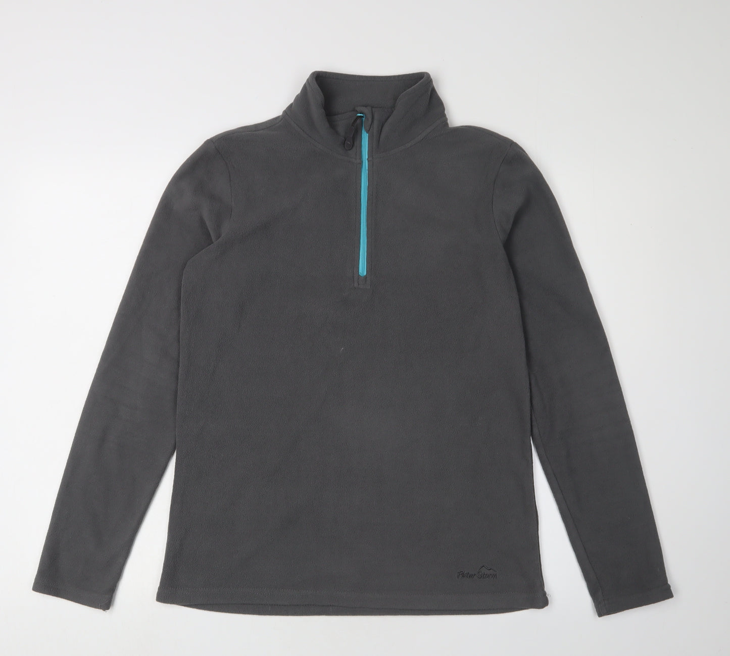 Peter Storm Women's Grey Fleece Pullover, Size 12