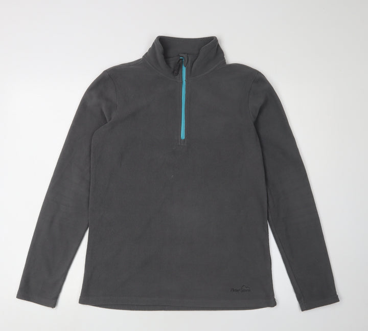 Peter Storm Women's Grey Fleece Pullover, Size 12