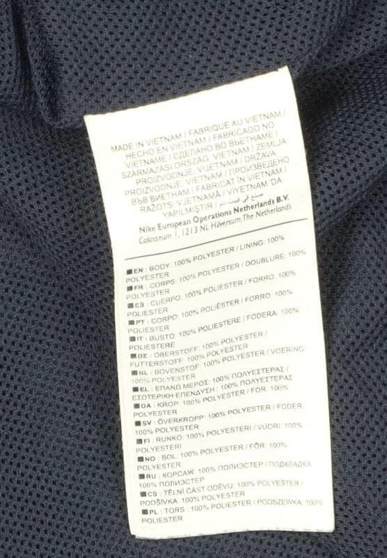 Nike Men's Blue Windbreaker Jacket XL