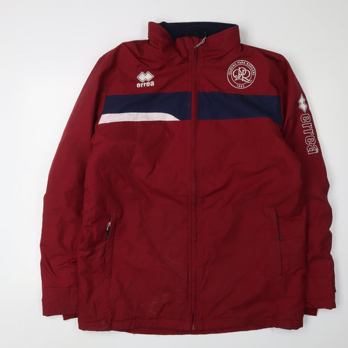 errea Men's Red Varsity Jacket L Sports