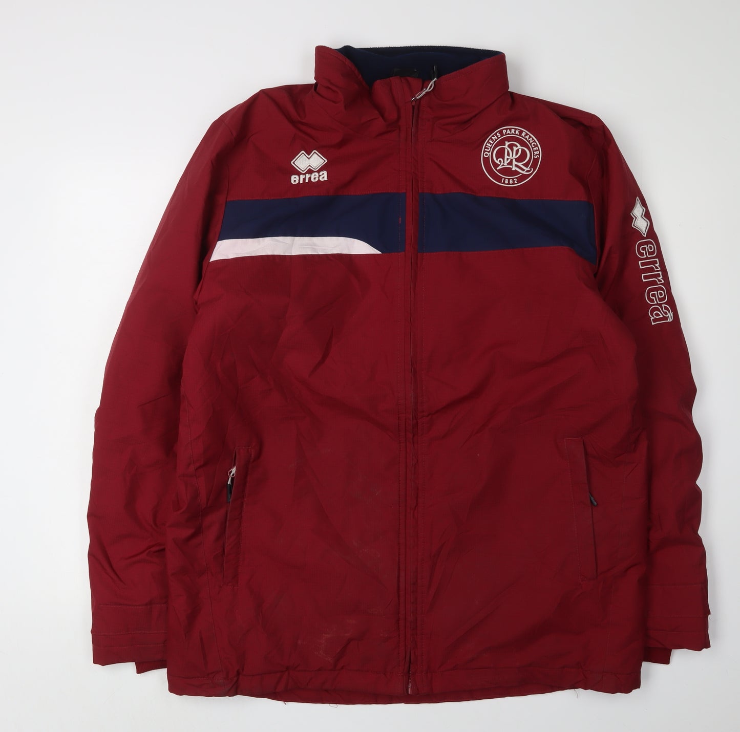 errea Men's Red Varsity Jacket L Sports