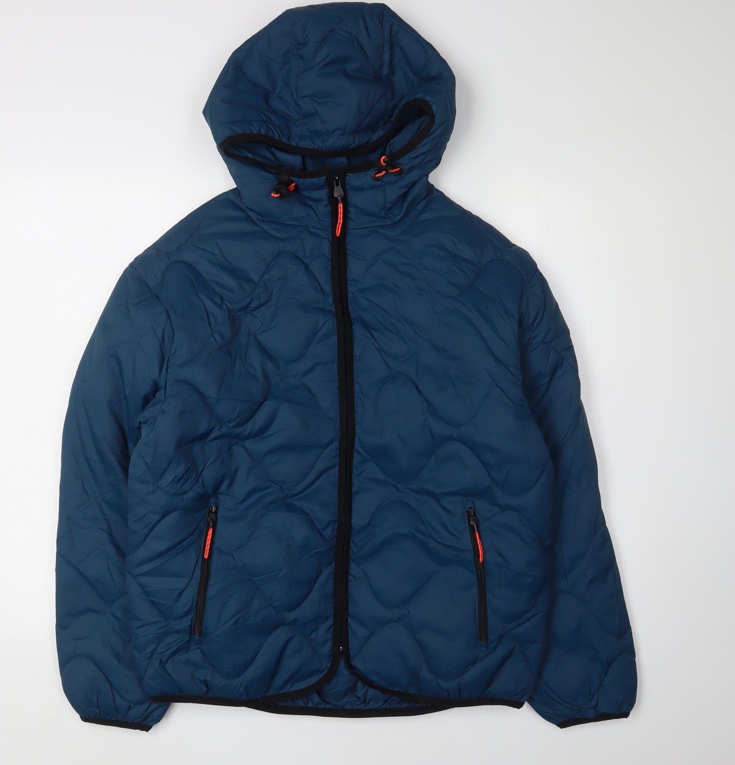 Marks and Spencer Women's Blue Puffer Jacket Size 10