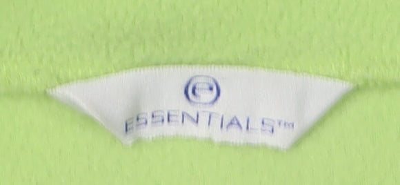 Essentials Green Unisex Pullover Sweatshirt Size 18