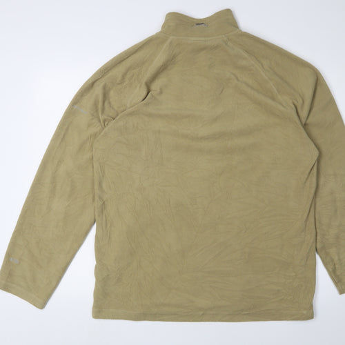 Trespass Men's Beige XL Fleece Sweatshirt 1/2 Zip