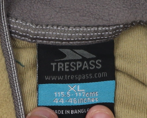 Trespass Men's Beige XL Fleece Sweatshirt 1/2 Zip