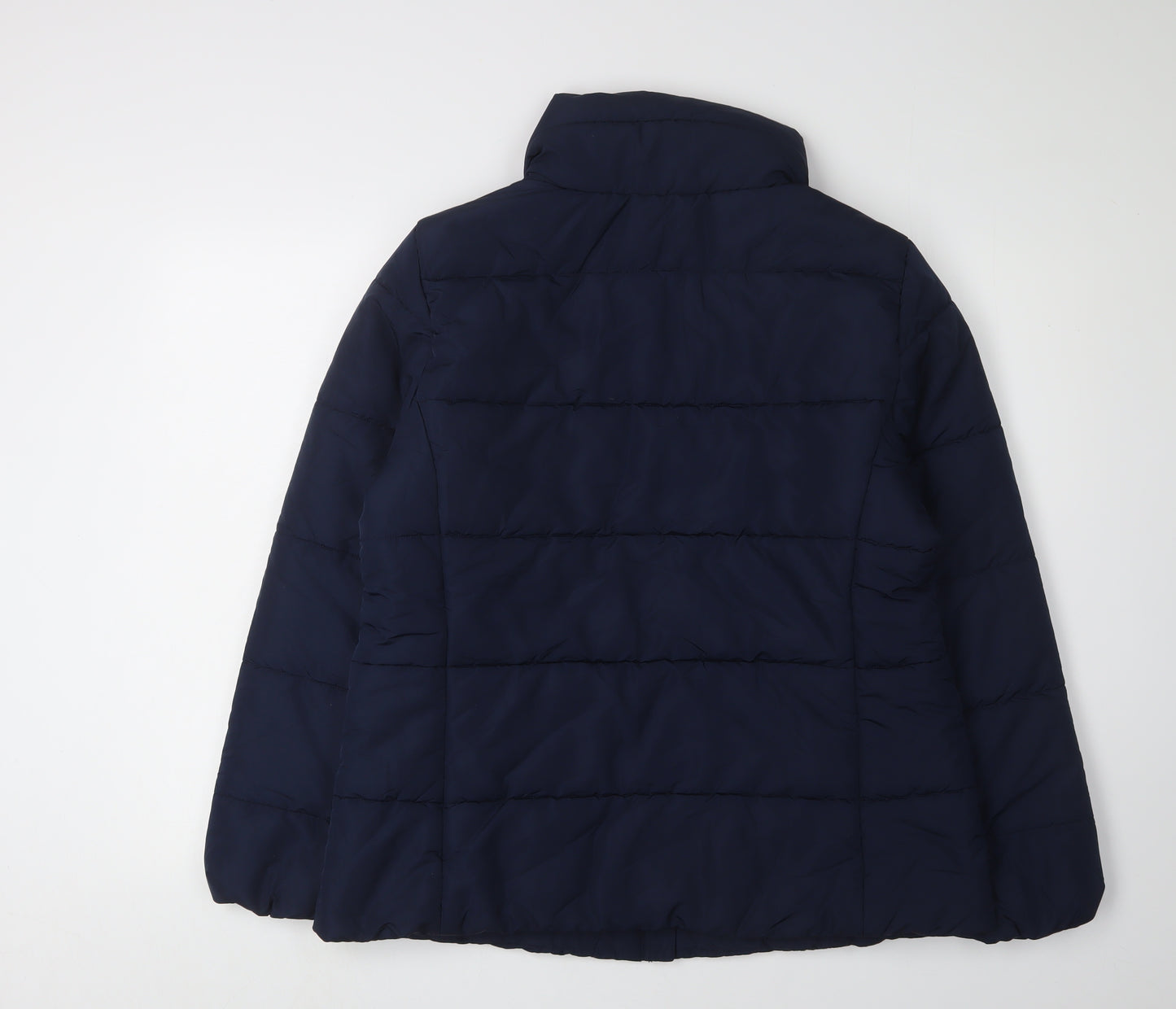 Marks and Spencer Women's Blue Puffer Jacket Size 14
