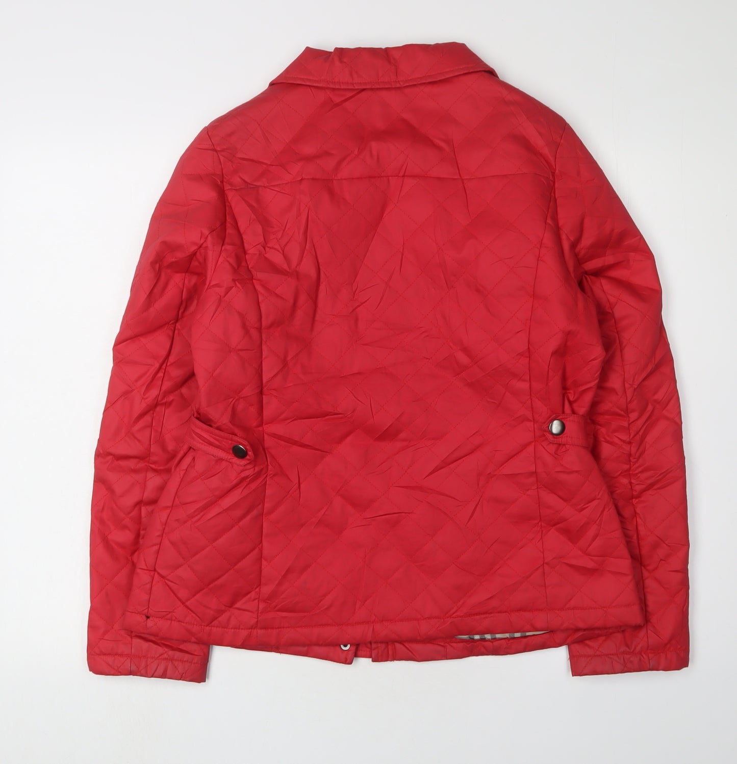 Lakeland Women's Red Quilted Jacket Size 10
