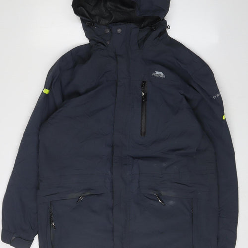 Trespass Men's Black Parka Jacket S - Waterproof Breathable Outdoor