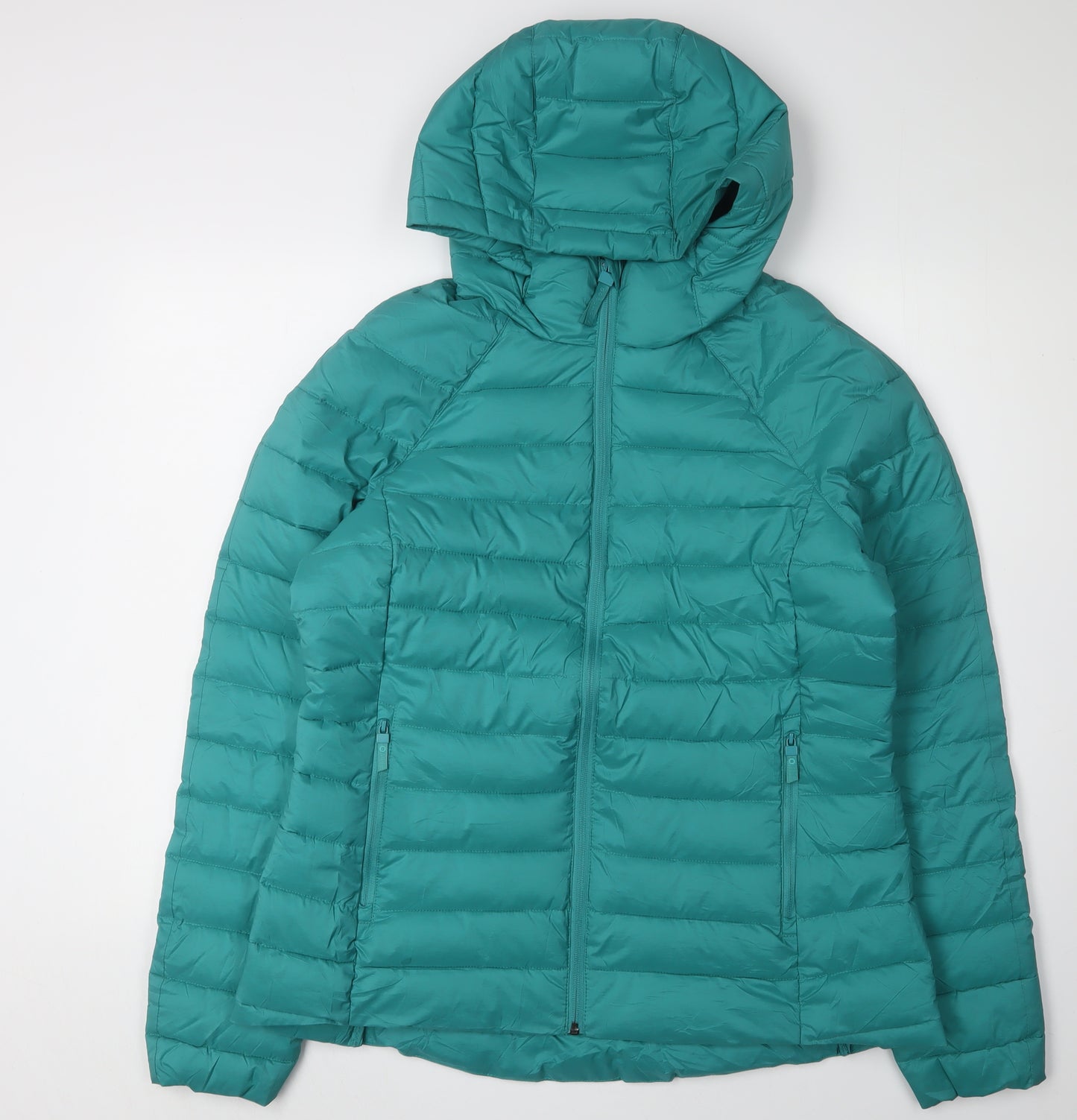 Marks and Spencer Women's Green Puffer Jacket Size 14