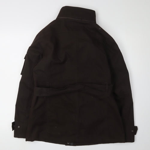Crane Trail Women's Brown Belted Mid-Length Jacket M