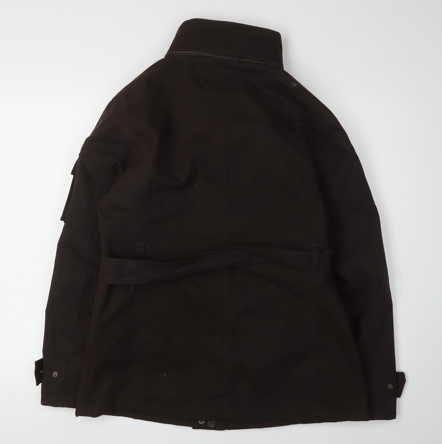 Crane Trail Women's Brown Belted Mid-Length Jacket M