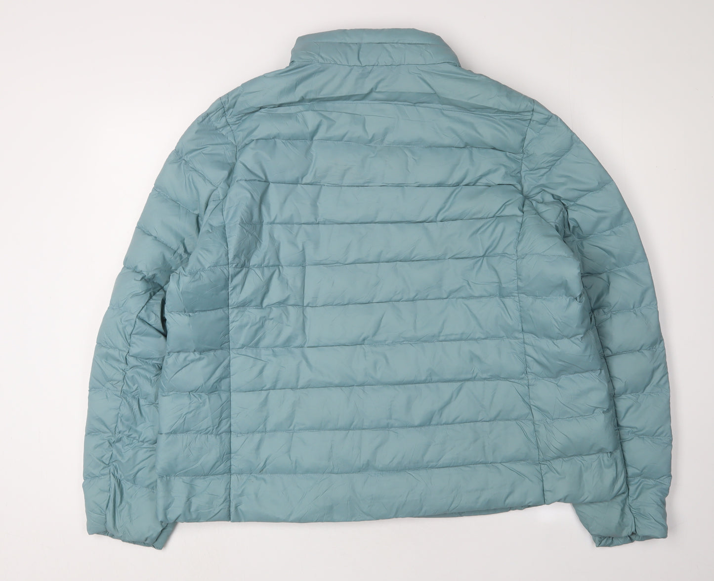 Marks and Spencer Women's Blue Puffer Jacket Size 20