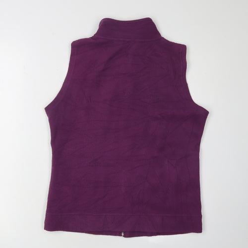 EWM Women's Purple Fleece Waistcoat S Regular