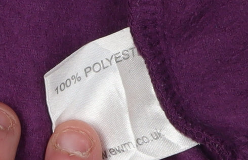 EWM Women's Purple Fleece Waistcoat S Regular