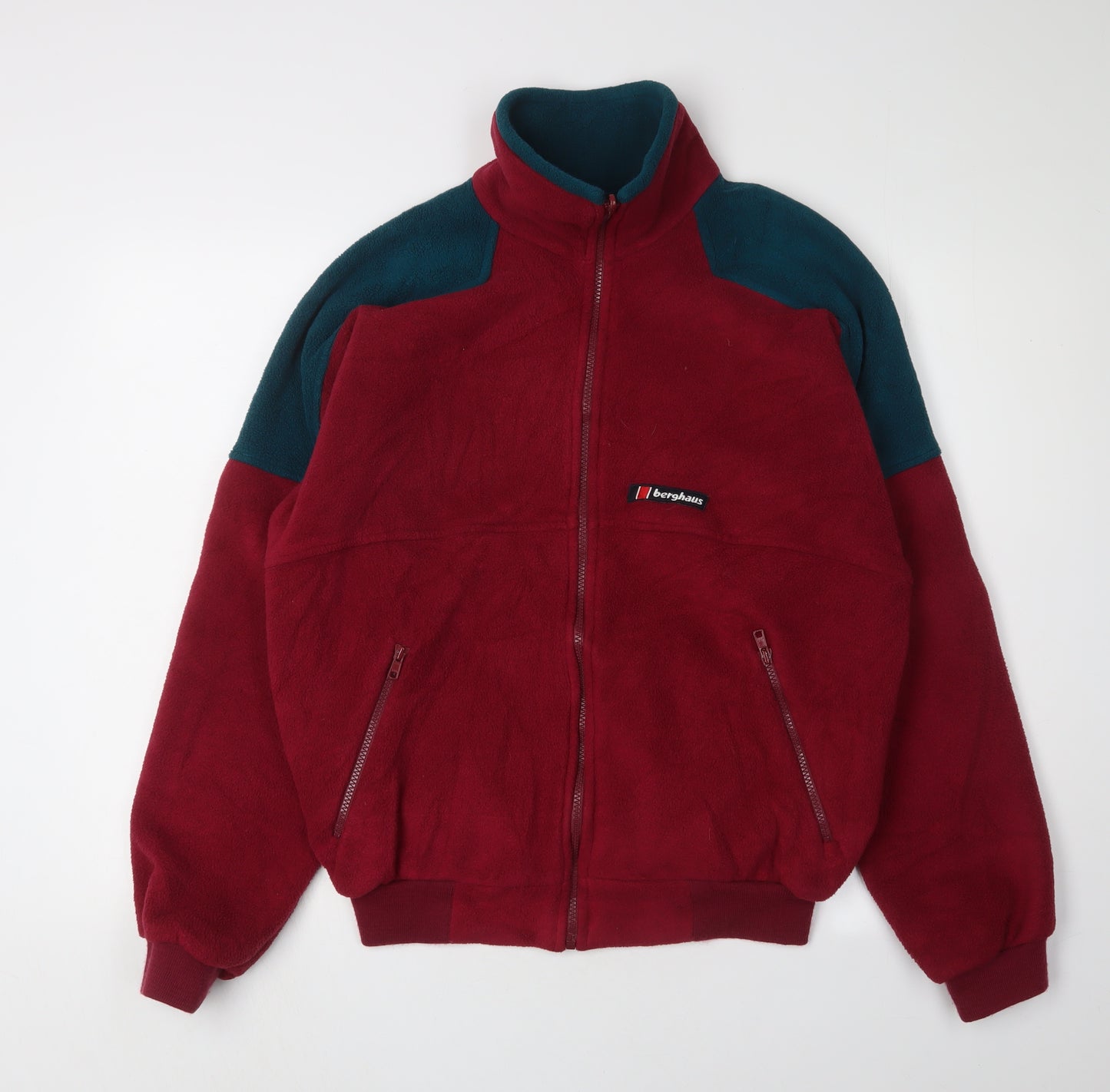 Berghaus Red Fleece Jacket Unisex Medium Outdoor