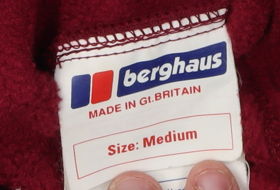 Berghaus Red Fleece Jacket Unisex Medium Outdoor