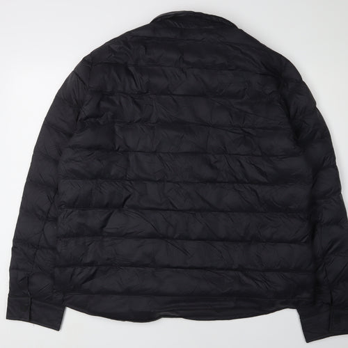 Marks and Spencer Men's Black Puffer Jacket XL