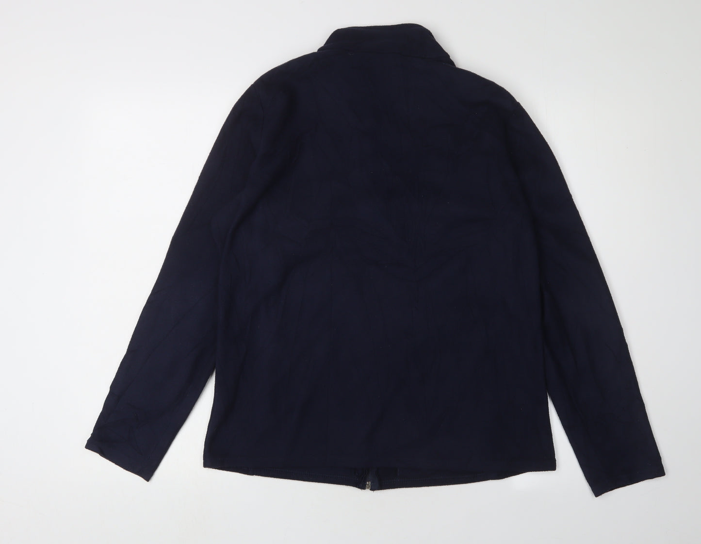Marks and Spencer Women's Blue Fleece Jacket Size 16