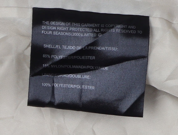 Dannimac Women's Beige Regular Fit Casual Jacket XL